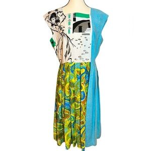 Vintage Handmade Women's Dress Size Medium Art to Wear One-of-a-Kind Unique